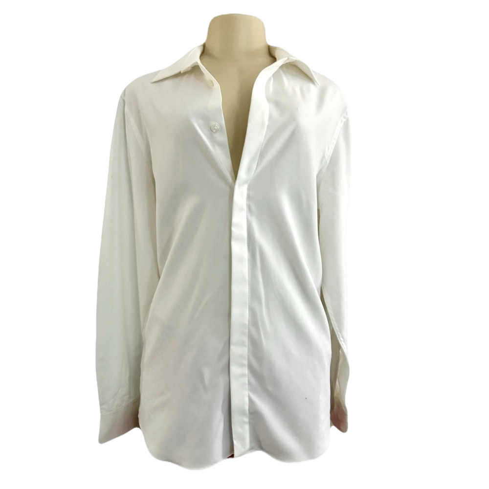 Perry Ellis Men's Classic Cream Dress Shirt